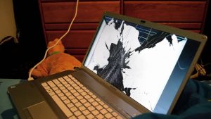 broken laptop